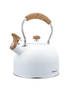 Czajnik 2,5L nierdzewny Kinghoff KH-1860 biały 2