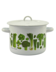 Garnek emalia 20cm 4,5L z/p Warzywa 2