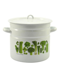Garnek emalia 26cm 12L z/p Warzywa 2