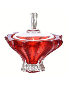 Bomboniera kryształ Bohemia Plantica Red 15cm 2