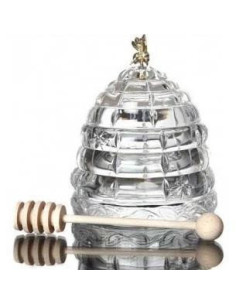 Pojemnik kryształ na miód Bohemia 2