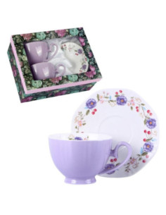 Filiżanki ze spodkami 2 sztuki 250ml Melania 2