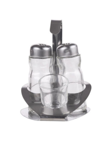 Przyprawniki  3 elementy na stojaczku