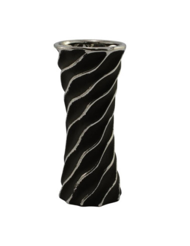 Wazon ceramiczny 25cm czarny WB3