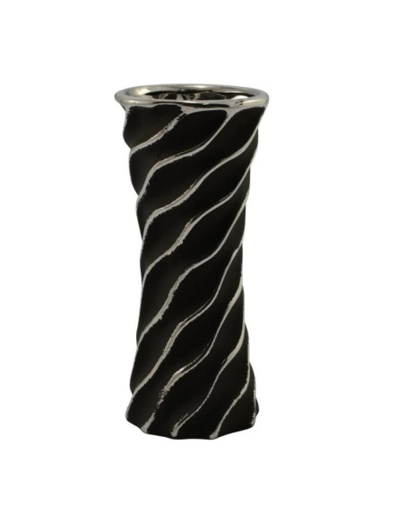 Wazon ceramiczny 25cm czarny WB3