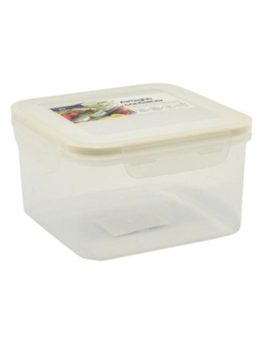 Pojemnik plastikowy kwadratowy 1,5L Clip hermetyczny