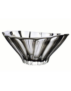 Salaterka kryształ Bohemia Plantica Graphite 22cm 2