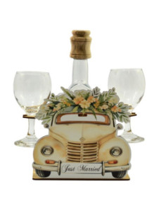 Karafka szklana Samochód Ślubny 830 2