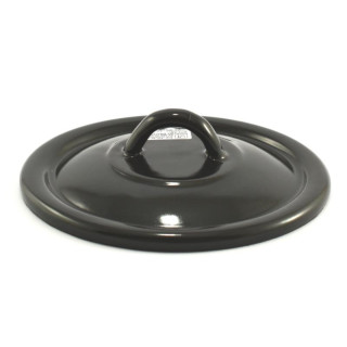 Pokrywka emaliowana 14cm czarna