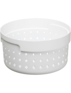 Koszyk-organizer plastikowy okrągły Seoul 13,8x7,3 biały 2