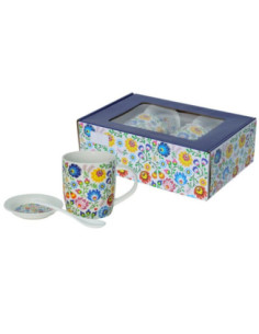 Kubki 2 sztuki 340ml ceramiczne Livello CR13-F3 Folk 2