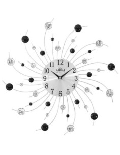 Zegar ścienny 50cm srebrny E04.4283.70 2