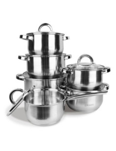 Garnki 12 elementów nierdzewne Maestro MR-2120 2