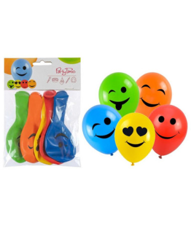 Balony emotki 5 sztuk