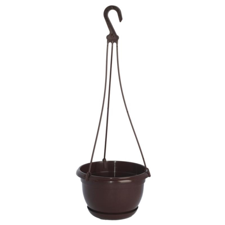 Doniczka wisząca Malta 27cm h:17,1cm brąz 2504