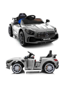 Auto Na Akumulator Mercedes GTR srebrne 2