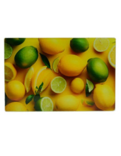 Deska do krojenia szklana 20x30cm cytryna