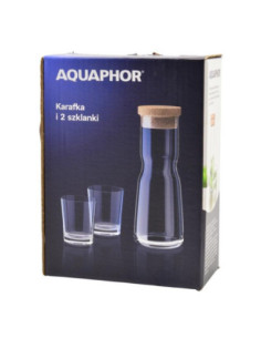Karafka + 2 szklanki Aquaphor 1000ml 2