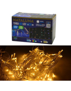 Lampki choinkowe 160 LED białe ciepłe wewn/zewn 5+0,9m 2