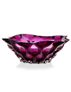Salaterka kryształ Bohemia Samba Purple 30,5cm 2