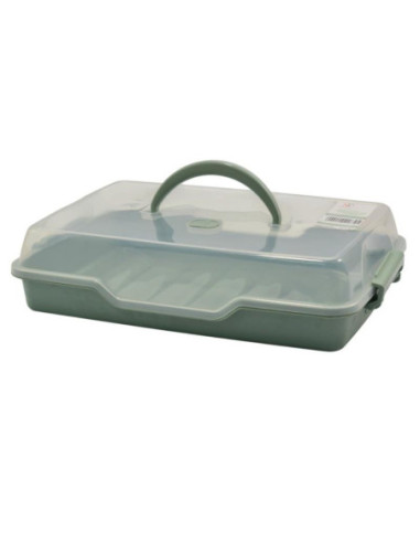 Pojemnik na ciasto prostokątny 43x29,5x10,5cm NG-639 mix