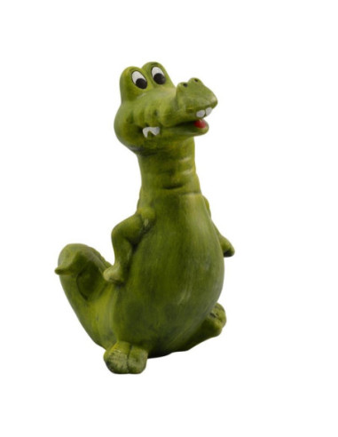 Figurka Krokodyl h:43cm dł.23cm ceramiczna 359