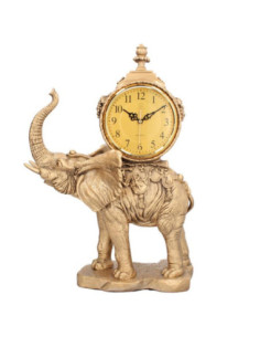 Zegar kominkowy Słoń Z5527G 32x20x49cm 2