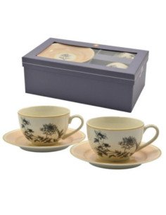 Filiżanki ze spodkami 2 sztuki 250ml Divine 2