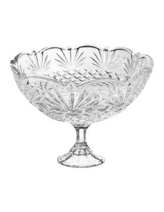 Salaterka kryształ Bohemia Vega 22cm na nodze 2
