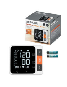 Ciśnieniomierz elektryczny nadgarstkowy Sencor SBD0900WH 2