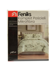 Pościel 160x200cm Mikrofibra WZ01 poduszki 2x70x80 2