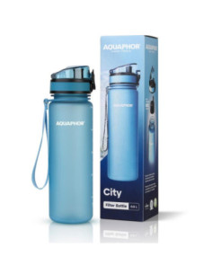 Butelka filtrująca Aquaphor City 0,5L błękitna 2