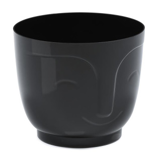 Doniczka Atena 19cm h:15,9cm czarny 198-04