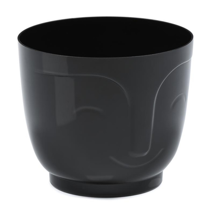 Doniczka Atena 19cm h:15,9cm czarny 198-04