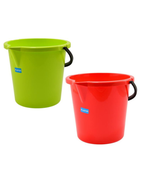 Wiadro 12L plastikowe z wylewką mix 533-00 podziałka