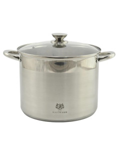 Garnek Solid 28cm 13,5L nierdzewny z pokrywką