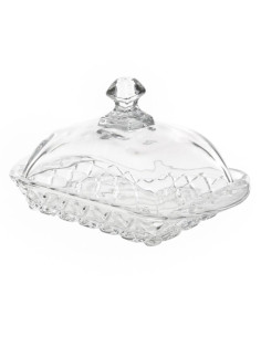 Maselniczka szklana Karo 10x17cm