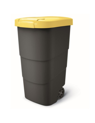Pojemnik na śmieci Wheeler 110L żółty NBWB110