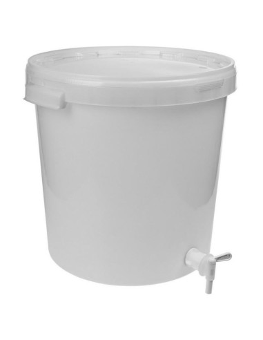 Pojemnik femrentacyjny plastikowy 30L z kranem