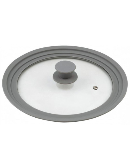 Pokrywka szklana silikonowy rant 24-28cm Kinghoff KH-1649