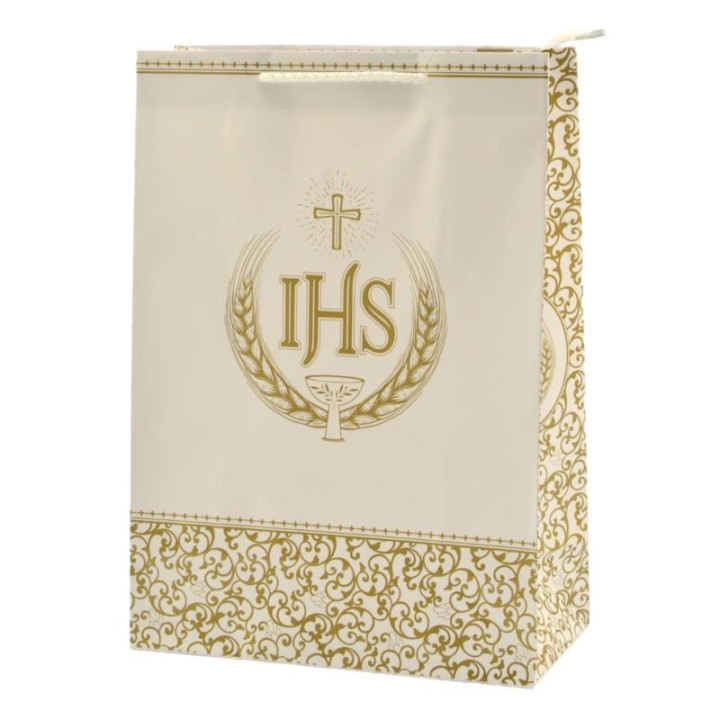 Torebka ozdobna komunia 22,5x31,5x10,5cm T-2L mix