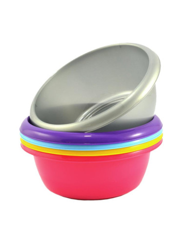 Miska plastikowa  1,9L 24cm okrągła mix