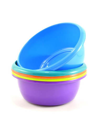 Miska plastikowa  3,5L 28cm okrągła mix