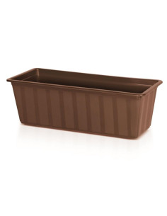 Doniczka balkonowa Agro 40x19x16cm brąz IS400