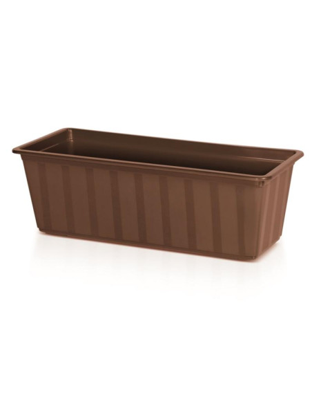 Doniczka balkonowa Agro 40x19x16cm brąz IS400