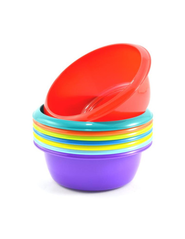 Miska plastikowa  1,1L 20cm okrągła mix