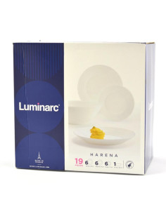 Serwis obiadowy Luminarc Harena 19 elementów biała