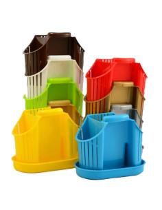 Ociekacz na sztućce plastikowy mix