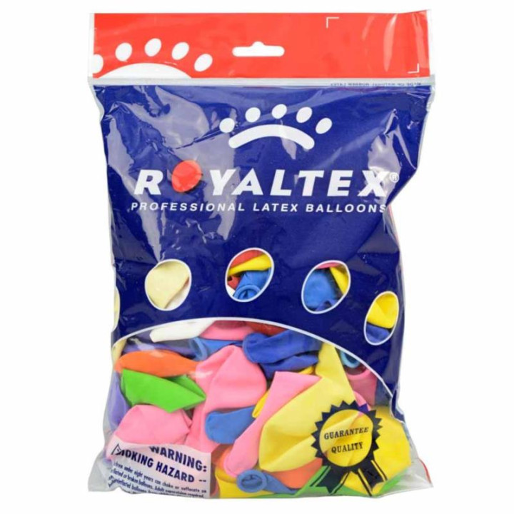 Balony pastelowe 10"-100szt. mix