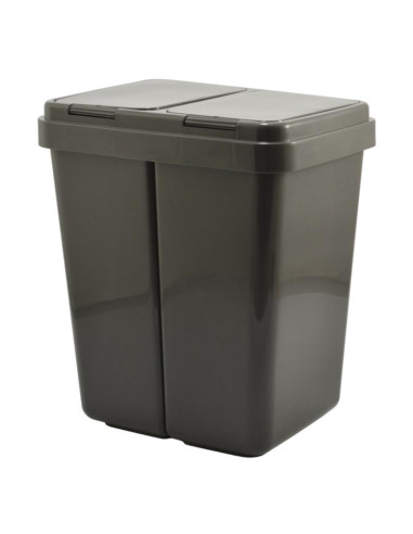 Kosz na śmieci 2x25L Duo 663